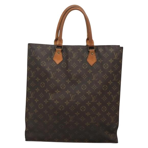 LOUIS VUITTON Monogram Sac Plat Hand Bag M51140 - Picture 3 of 16